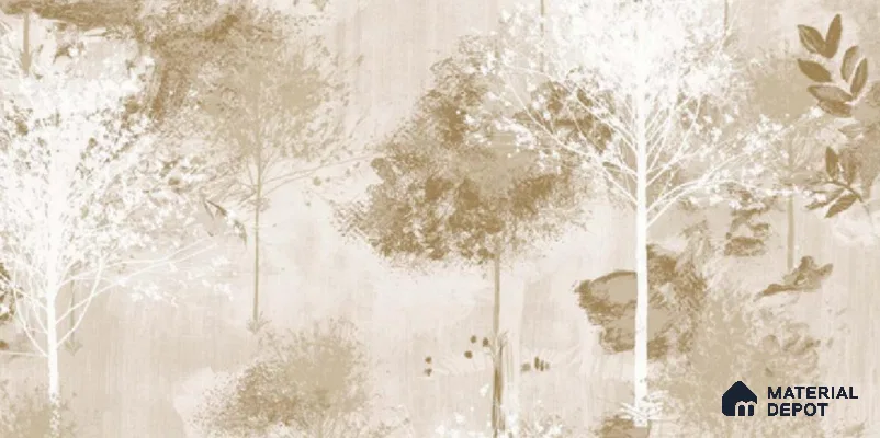 10154 | 10 Meter x 21 Inch Non Woven Nature Look Wallpaper - 57 Sq. Ft. | Minimum 15% wastage during installation