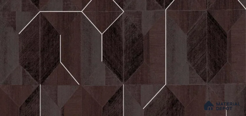 10164 | 10 Meter x 21 Inch Non Woven Geometric Look Wallpaper - 57 Sq. Ft. | Minimum 15% wastage during installation