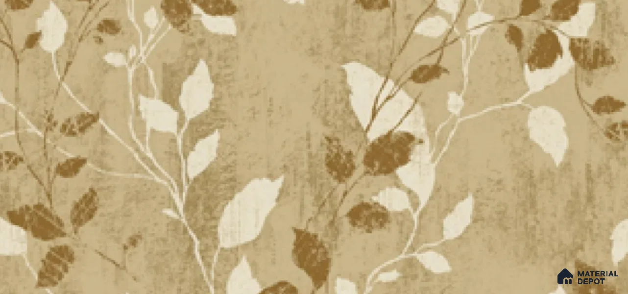 11015 | 10 Meter x 21 Inch Non Woven Florals Look Wallpaper - 57 Sq. Ft. | Minimum 15% wastage during installation