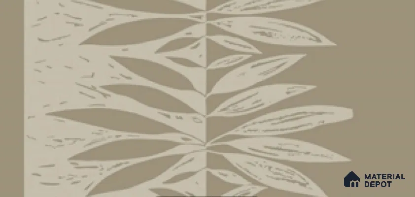 11084 | 10 Meter x 21 Inch Non Woven Florals Look Wallpaper - 57 Sq. Ft. | Minimum 15% wastage during installation