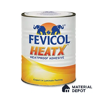 Fevicol HeatX Heat-Resistant Wood & Laminate Pasting Adhesive - 1 Litre | Ideal For Kitchen, Heat-Exposed Areas, Furniture Exposed to Sunlight