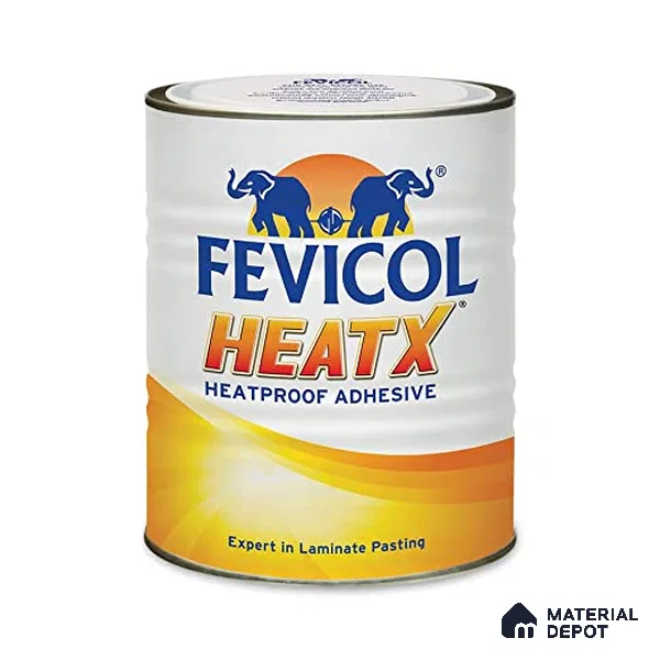 Fevicol HeatX Heat-Resistant Wood & Laminate Pasting Adhesive - 1 Litre | Ideal For Kitchen, Heat-Exposed Areas, Furniture Exposed to Sunlight