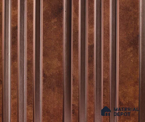 Wooden Look PN 06033 8 ft x 4.9 inch Charcoal Panel - 12 mm | Suitable for Feature Wall, TV Unit & Living Room | Width is Subjected to 5% Variation