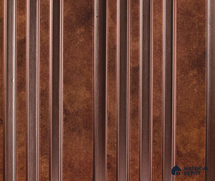 Wooden Look PN 06033 8 ft x 4.9 inch Charcoal Panel - 12 mm | Suitable for Feature Wall, TV Unit & Living Room | Width is Subjected to 5% Variation