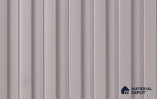 Grey Plain Colour Louver PN 06051 8 ft x 4.9 inch Charcoal Panel - 12 mm | Suitable for Feature Wall, TV Unit & Living Room | Width is Subjected to 5% Variation