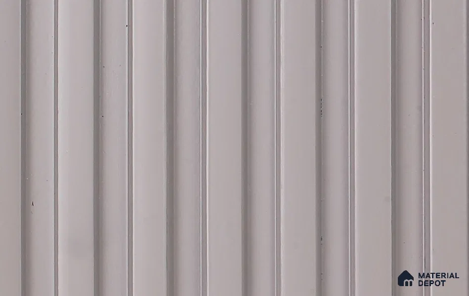 Grey Plain Colour Louver PN 06051 8 ft x 4.9 inch Charcoal Panel - 12 mm | Suitable for Feature Wall, TV Unit & Living Room | Width is Subjected to 5% Variation