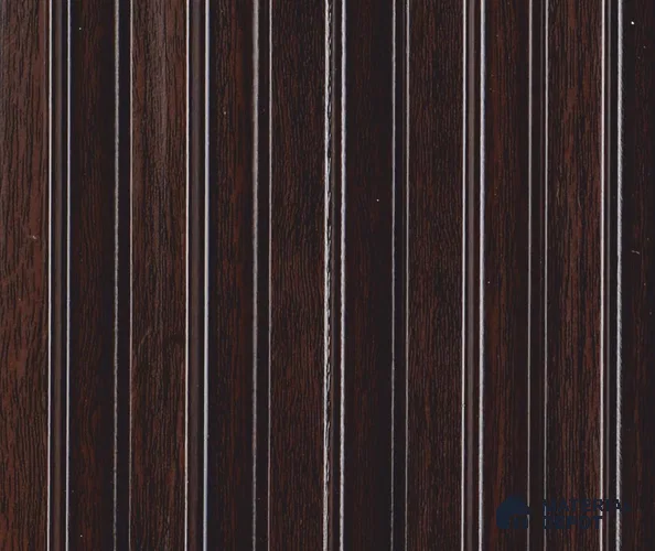 Brown Wooden Louver PN 06059 8 ft x 4.9 inch Charcoal Panel - 12 mm | Suitable for Feature Wall, TV Unit & Living Room | Width is Subjected to 5% Variation