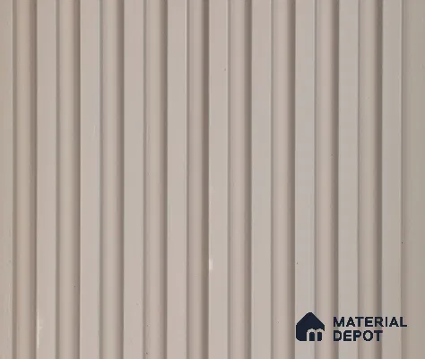 Grey Plain Colour Louver PN 06060 8 ft x 4.9 inch Charcoal Panel - 12 mm | Suitable for Feature Wall, TV Unit & Living Room | Width is Subjected to 5% Variation