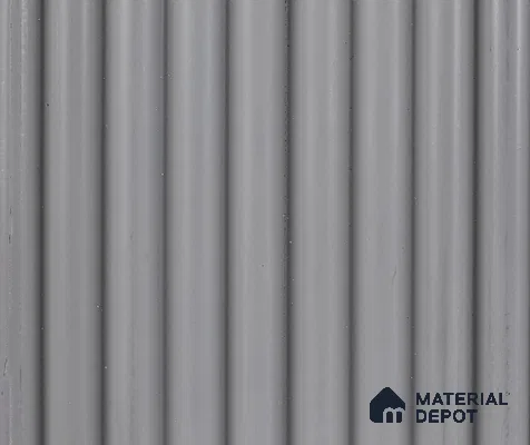 Grey Plain Colour Louver PN 06046 8 ft x 4.9 inch Charcoal Panel - 12 mm | Suitable for Feature Wall, TV Unit & Living Room | Width is Subjected to 5% Variation