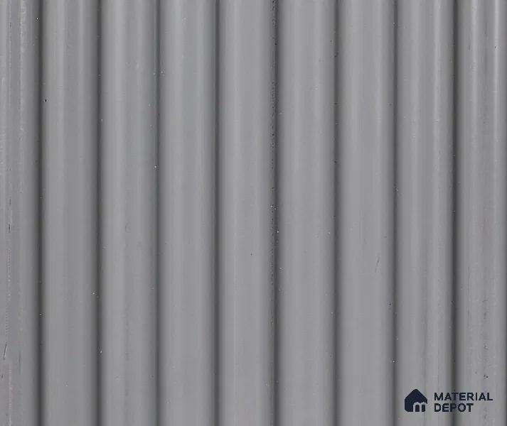 Grey Plain Colour Louver PN 06046 8 ft x 4.9 inch Charcoal Panel - 12 mm | Suitable for Feature Wall, TV Unit & Living Room | Width is Subjected to 5% Variation