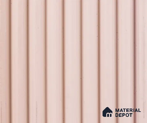 Cream Plain Colour Louver PN 06047 8 ft x 4.9 inch Charcoal Panel - 12 mm | Suitable for Feature Wall, TV Unit & Living Room | Width is Subjected to 5% Variation