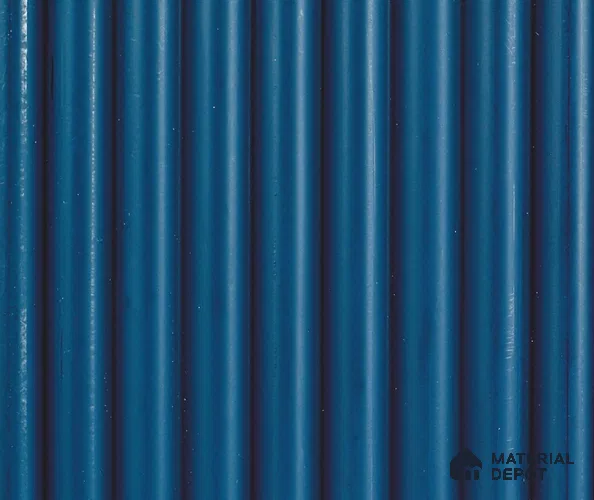Blue Plain Colour Louver PN 06048 8 ft x 4.9 inch Charcoal Panel - 12 mm | Suitable for Feature Wall, TV Unit & Living Room | Width is Subjected to 5% Variation