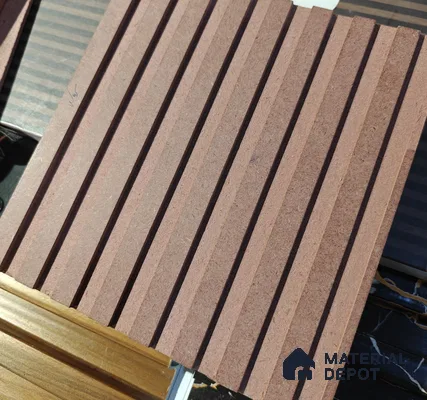 Duco Paintable 2003 MDF 8 ft 4 ft Fluted Exterior Panel - 12 mm