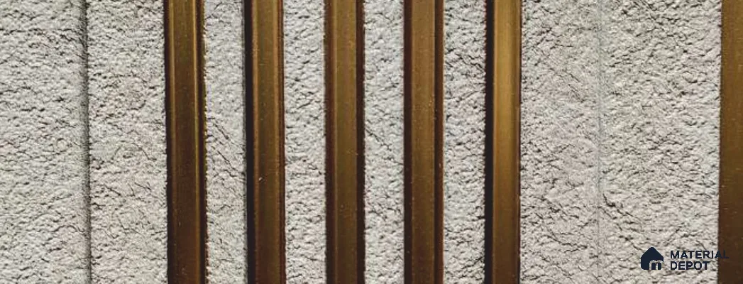 Grey Stone Louver PN 05956 8 ft x 7.9 inch Charcoal Panel - 12 mm | Suitable for Feature Wall, TV Unit & Living Room | Width is Subjected to 5% Variation