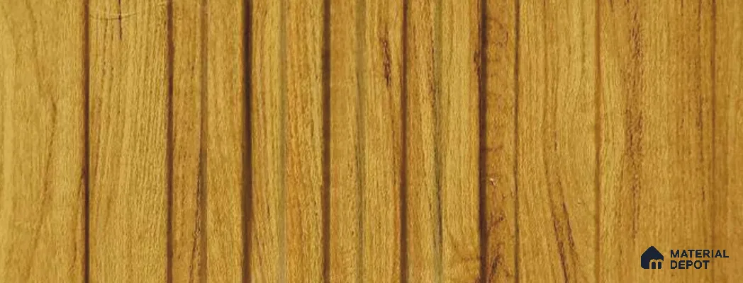 Brown Wooden Louver PN 05946 8 ft x 7.9 inch Charcoal Panel - 12 mm | Suitable for Feature Wall, TV Unit & Living Room | Width is Subjected to 5% Variation