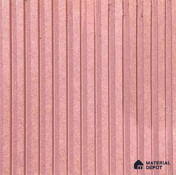 Duco Paintable 2032 Fluted 8 ft x 4 ft CNC Made MDF Panel - 12 mm