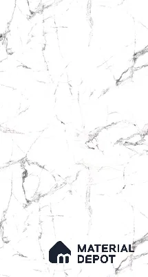 White Marble Look LM 22802 8 ft x 4 ft Texture Finish Decorative Laminate - 1 mm | Suitable for TV Unit, Wardrobe, Kitchen Cabinets