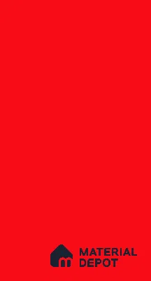 Vivid Red Solid Colors Look LM 04741 8 ft x 4 ft Glossy Finish Decorative Laminate - 0.92 mm | Suitable for Living Room, Kitchen, Office