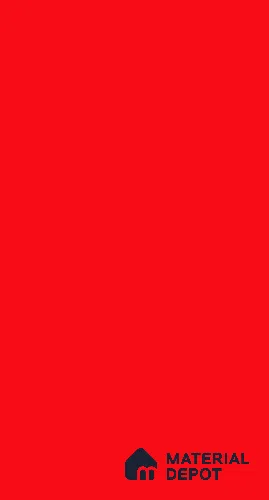 Vivid Red Solid Colors Look LM 04741 8 ft x 4 ft Glossy Finish Decorative Laminate - 0.92 mm | Suitable for Living Room, Kitchen, Office