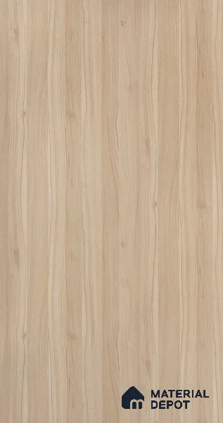 Wooden Look LM 05287 Construct Walnut 8 ft x 4 ft Suede Finish Decorative Laminate - 0.8 mm | Suitable for TV Unit, Wardrobe, Kitchen Cabinets