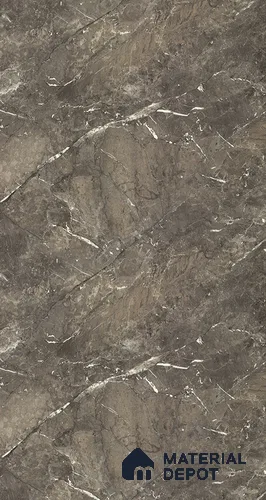 Brown Marble Look LM 05111 8 ft x 4 ft Matte Finish Decorative Laminate - 0.8 mm | Suitable for TV Unit, Wardrobe, Kitchen Cabinets