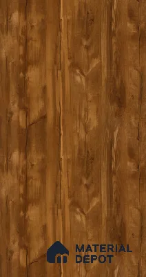 Wooden Look LM 05086 Bourbon Wood 8 ft x 4 ft High Gloss Finish Decorative Laminate - 0.8 mm | Suitable for TV Unit, Wardrobe, Kitchen Cabinets