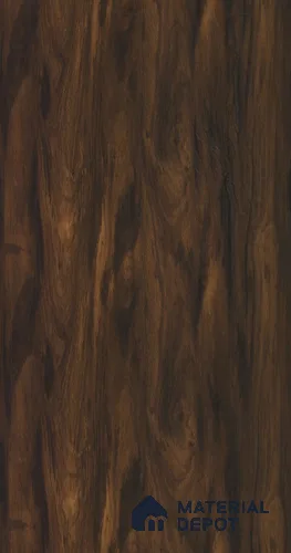 Wooden Look LM 05087 Samba Walnut 8 ft x 4 ft High Gloss Finish Decorative Laminate - 0.8 mm | Suitable for TV Unit, Wardrobe, Kitchen Cabinets