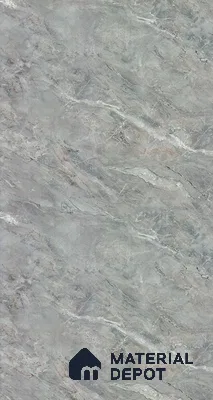 Grey Marble Look LM 04716 8 ft x 4 ft Texture Finish Decorative Laminate - 0.92 mm | Suitable for TV Unit, Wardrobe, Kitchen Cabinets