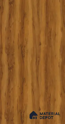 Wooden Look LM 05077 Milano Walnut 8 ft x 4 ft High Gloss Finish Decorative Laminate - 0.8 mm | Suitable for TV Unit, Wardrobe, Kitchen Cabinets
