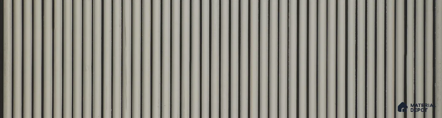 Grey Plain Colour Louver PN 06001 8 ft x 12 inch Charcoal Panel - 7 mm | Suitable for Feature Wall, TV Unit & Living Room | Width is Subjected to 5% Variation