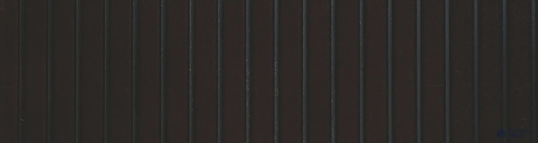 Black Plain Colour Louver PN 05996 8 ft x 12 inch Charcoal Panel - 7 mm | Suitable for Feature Wall, TV Unit & Living Room | Width is Subjected to 5% Variation