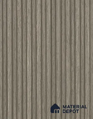 Grey Wooden Louver PN 05958 8 ft x 4.1 inch Charcoal Panel - 7 mm | Suitable for Feature Wall, TV Unit & Living Room | Width is Subjected to 5% Variation