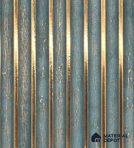 Grey Marble Louver PN 05978 8 ft x 4.7 inch Charcoal Panel - 7 mm | Suitable for Feature Wall, TV Unit & Living Room | Width is Subjected to 5% Variation