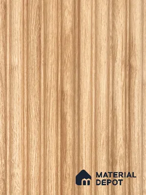Brown Wooden Louver PN 05987 8 ft x 3.8 inch Charcoal Panel - 7 mm | Suitable for Feature Wall, TV Unit & Living Room | Width is Subjected to 5% Variation