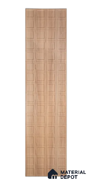 PN 08044 Patterned Look Decorative Wall Panel Membrane HDHMR 8 ft x 2 ft Texture Finish - 5 mm | Suitable for Feature Wall, TV Unit & Living Room