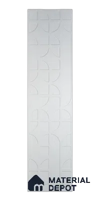 PN 08048 Patterned Look Decorative Wall Panel Membrane HDHMR 8 ft x 2 ft Texture Finish  - 5 mm | Suitable for Feature Wall, TV Unit & Living Room