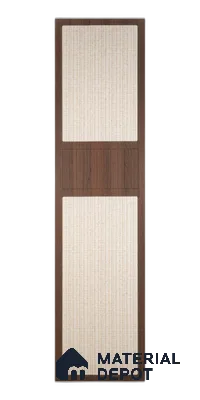 PN 08050 Patterned Look Decorative Wall Panel Membrane HDHMR 8 ft x 2 ft Texture Finish  - 5 mm | Suitable for Feature Wall, TV Unit & Living Room