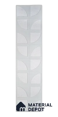 PN 08052 Patterned Look Decorative Wall Panel Membrane HDHMR 8 ft x 2 ft Texture Finish  - 5 mm | Suitable for Feature Wall, TV Unit & Living Room