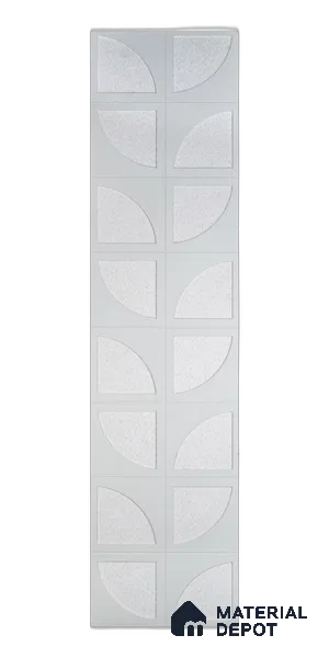 PN 08052 Patterned Look Decorative Wall Panel Membrane HDHMR 8 ft x 2 ft Texture Finish  - 5 mm | Suitable for Feature Wall, TV Unit & Living Room