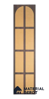 PN 08053 Patterned Look Decorative Wall Panel Membrane HDHMR 8 ft x 2 ft Texture Finish  - 5 mm | Suitable for Feature Wall, TV Unit & Living Room