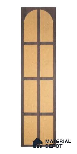 PN 08053 Patterned Look Decorative Wall Panel Membrane HDHMR 8 ft x 2 ft Texture Finish  - 5 mm | Suitable for Feature Wall, TV Unit & Living Room