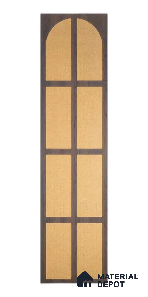 PN 08053 Patterned Look Decorative Wall Panel Membrane HDHMR 8 ft x 2 ft Texture Finish  - 5 mm | Suitable for Feature Wall, TV Unit & Living Room