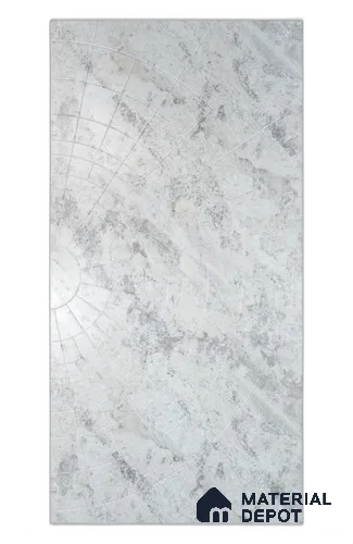 PN 08057 Patterned Look Decorative Wall Panel Membrane HDHMR 8 ft x 4 ft Texture Finish  - 5 mm | Suitable for Feature Wall, TV Unit & Living Room