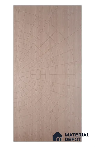 PN 08058 Patterned Look Decorative Wall Panel Membrane HDHMR 8 ft x 4 ft Texture Finish  - 5 mm | Suitable for Feature Wall, TV Unit & Living Room