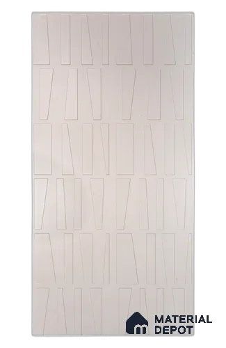 PN 08062 Patterned Look Decorative Wall Panel Membrane HDHMR 8 ft x 4 ft Texture Finish  - 5 mm | Suitable for Feature Wall, TV Unit & Living Room