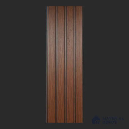 Brown Wood Look PVC Louver/Panel | 10 ft x 1 ft | 10 - mm | PN 02892