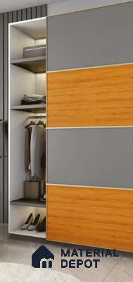 Wooden Look LM 23572 (AHO 11 7116 HZ) Cacao Bean 8 ft x 4 ft Arctic Honey Oak Finish Decorative Laminate - 1 mm | Suitable for TV Unit, Wardrobe, Kitchen Cabinets