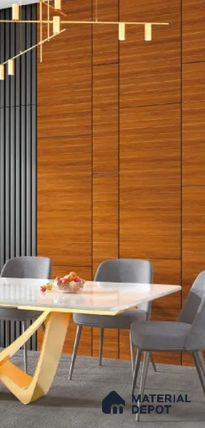 Wooden Look LM 23588 (AW 14 7123) HZ Coastal Cedar 8 ft x 4 ft Aztec Walnut Finish Decorative Laminate - 1 mm | Suitable for TV Unit, Wardrobe, Kitchen Cabinets