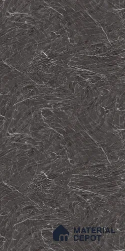 Black Marble Look LM 21943 8 ft x 4 ft Texture Finish Decorative Laminate - 1 mm | Suitable for TV Unit, Wardrobe, Kitchen Cabinets