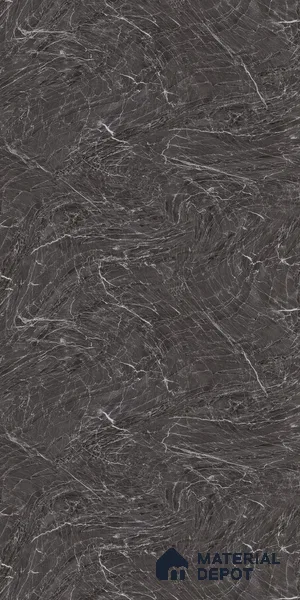 Black Marble Look LM 21943 8 ft x 4 ft Texture Finish Decorative Laminate - 1 mm | Suitable for TV Unit, Wardrobe, Kitchen Cabinets